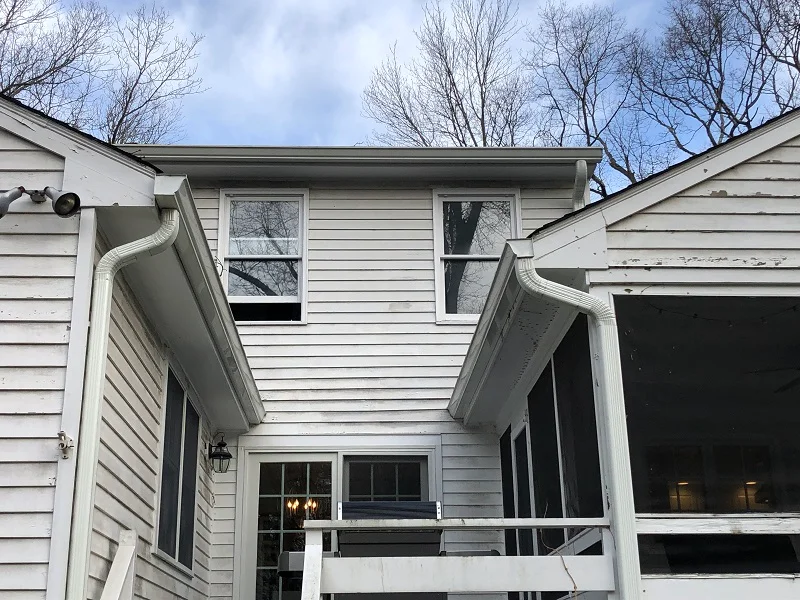 These double hung windows allow cold air into the home